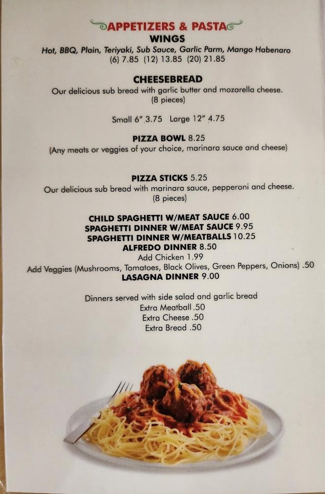 Santino's Pizza Menu image 3